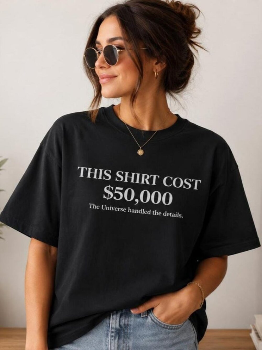 This Shirt Cost 50,000 Manifestation Tee, Funny Abundance Mindset Tshirt